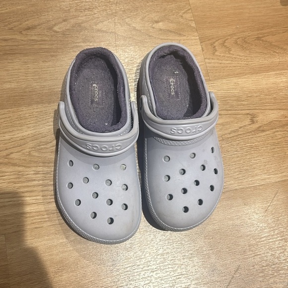 Crocs Clog, Purple US 9Juniors Fleece Lined - Picture 4 of 7